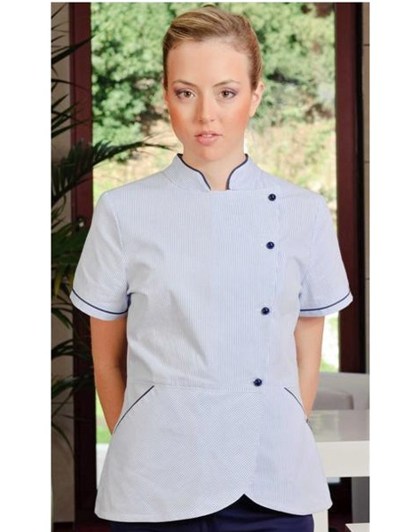 Casaca sanitaria cuello mao botón chupete