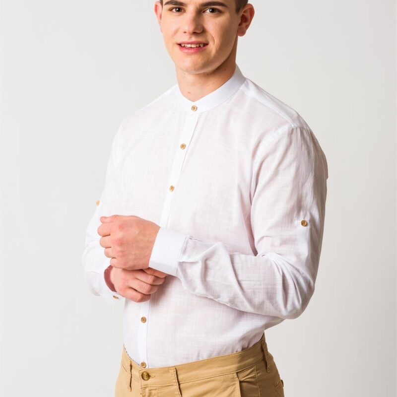 Camisa imitación lino